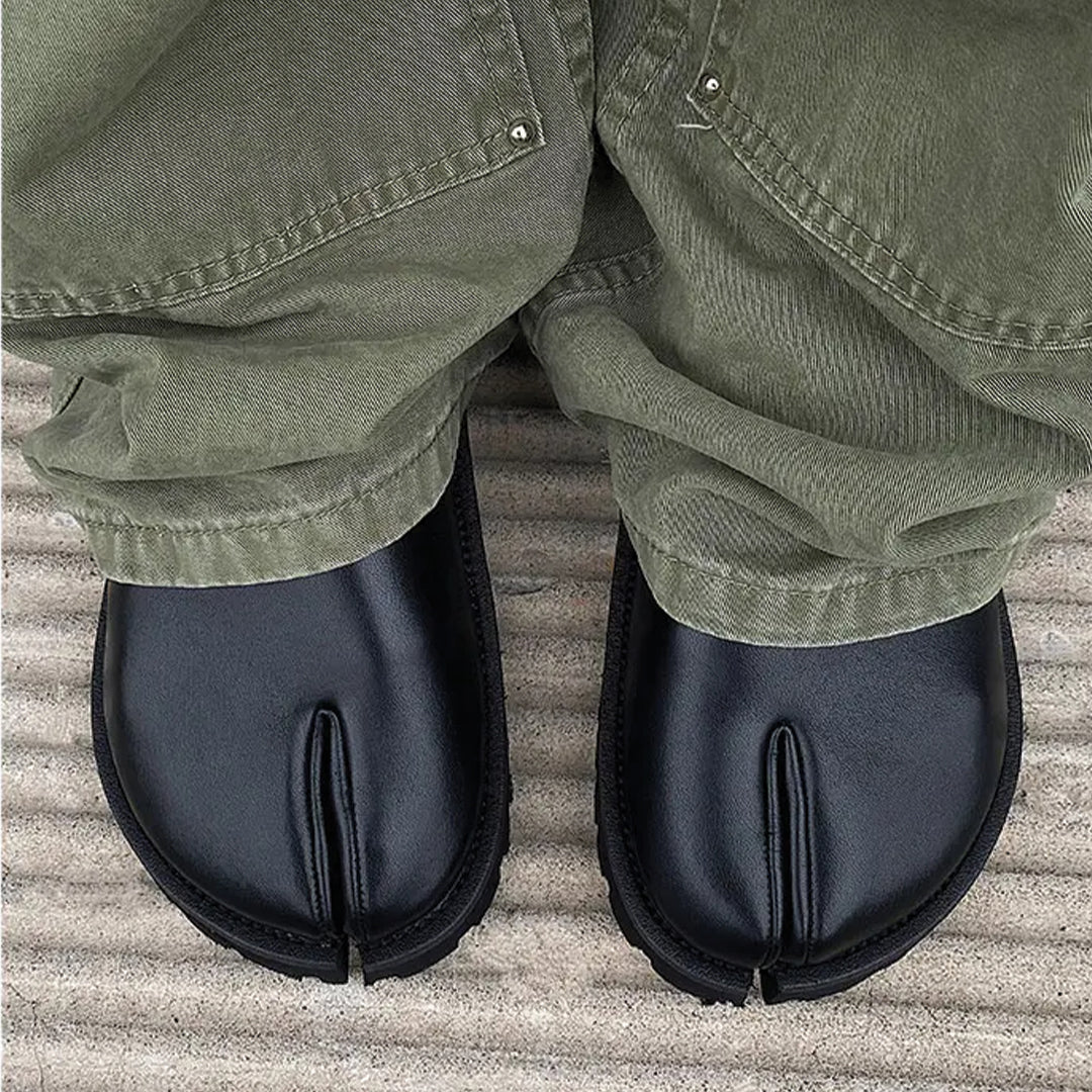 ARIA TABI BUCKLE MULES